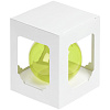Елочный шар Gala Night в коробке, зеленый, 6 см с нанесением логотипа