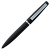 Ручка шариковая Bolt Soft Touch, черная с нанесением логотипа