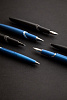 Ручка перьевая PF Two, синяя с нанесением логотипа