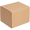 Коробка для кружки Chunky, крафт с нанесением логотипа