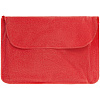 Надувная подушка под шею в чехле Sleep, красная с нанесением логотипа