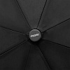 Зонт складной Fiber Magic, черный с нанесением логотипа