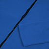 Куртка флисовая унисекс Manakin, ярко-синяя с нанесением логотипа