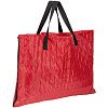 Плед-сумка для пикника Interflow, красная с нанесением логотипа