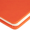Блокнот Cluster Mini в клетку, оранжевый с нанесением логотипа