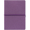 Ежедневник Folks, недатированный, фиолетовый с нанесением логотипа