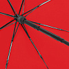 Зонт складной Carbonsteel Magic, красный с нанесением логотипа