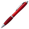 Ручка шариковая Venus, красная с нанесением логотипа