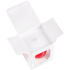 Елочный шар Gala Night в коробке, красный, 6 см с нанесением логотипа