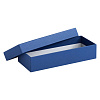 Коробка Mini, синяя с нанесением логотипа