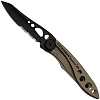 Нож Skeletool KBX, коричневый с нанесением логотипа