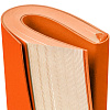 Ежедневник Flat Mini, недатированный, оранжевый с нанесением логотипа