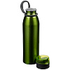 Спортивная бутылка для воды Korver, зеленая с нанесением логотипа