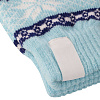 Сенсорные перчатки Snowflake, голубые с нанесением логотипа