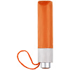 Зонт складной Silverlake, оранжевый с серебристым с нанесением логотипа