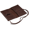 Органайзер для зарядных устройств Apache, темно-коричневый с нанесением логотипа