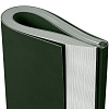 Ежедневник Flat Maxi, недатированный, зеленый с нанесением логотипа