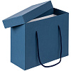 Коробка Handgrip, малая, синяя с нанесением логотипа