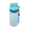 Бутылка для воды Jungle, голубая с нанесением логотипа
