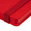 Блокнот Shall, красный с нанесением логотипа