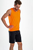 Майка мужская Sporty TT Men, оранжевый неон с нанесением логотипа