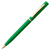 Ручка шариковая Euro Gold, зеленая с нанесением логотипа