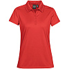 Рубашка поло женская Eclipse H2X-Dry, красная с нанесением логотипа