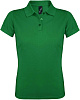 Рубашка поло женская PRIME WOMEN 200 ярко-зеленая с нанесением логотипа
