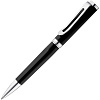 Ручка шариковая Phase, черная с нанесением логотипа