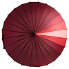 Зонт-трость «Спектр», красный с нанесением логотипа