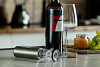 Электрический штопор с ножом для фольги Wine Diesel, черный с нанесением логотипа