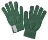 Сенсорные перчатки Scroll, зеленые с нанесением логотипа