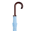 Зонт-трость Standard, голубой с нанесением логотипа