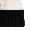Шапка Snappy, белая с черным с нанесением логотипа