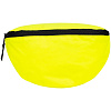 Поясная сумка Manifest Color из светоотражающей ткани, неон-желтая с нанесением логотипа