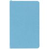 Блокнот Freenote Wide, голубой с нанесением логотипа
