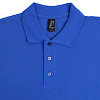 Рубашка поло мужская SUMMER 170, ярко-синяя (royal) с нанесением логотипа