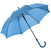 Зонт-трость Fashion, голубой с нанесением логотипа