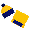 Набор Snappy, желтый с синим с нанесением логотипа