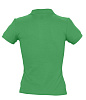 Рубашка поло женская PEOPLE 210, ярко-зеленая с нанесением логотипа
