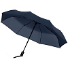 Зонт складной Monsoon, темно-синий с нанесением логотипа