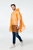 Дождевик-пончо RainProof, оранжевый с нанесением логотипа