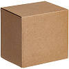 Коробка для кружки Large, крафт с нанесением логотипа