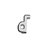 Элемент брелка-конструктора «Буква Ъ» с нанесением логотипа