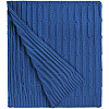 Плед Remit, ярко-синий (василек) с нанесением логотипа