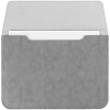 Чехол для ноутбука Nubuk, светло-серый с нанесением логотипа