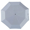 Зонт складной Show Up со светоотражающим куполом, черный с нанесением логотипа