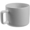 Чашка Jumbo, матовая, светло-серая с нанесением логотипа