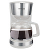 Кофеварка капельная Taste Power, белая с серебристым с нанесением логотипа