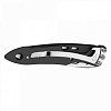Нож Skeletool KBX, стальной с черным с нанесением логотипа